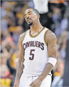  ?? TONY DEJAK, AP ?? Guard J. R. Smith, once largely known as a prankster, now is a loving father chasing his second NBA title with the Cavaliers.