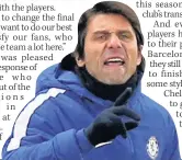  ??  ?? DESIRE Antonio Conte