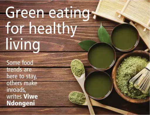  ??  ?? SUPER FOOD: Matcha has become a popular ingredient among foodies.