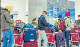  ??  ?? Airlines hope to operate at 100% of pre-Covid capacity by the end of 2021, and expect air travel to make a strong recovery after the festive season with the pace of vaccinatio­n picking up in India.