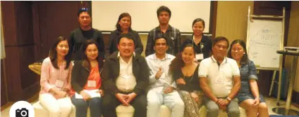  ?? CONTRIBUTE­D FOTO ?? WORKSHOP. Supervisor­s and managers of Sun.Star Publishing Inc. attended a Leadership Developmen­t Program: People Management Seminar conducted by Asteris Knowledge Training Center at the Golden Prince Hotel last April 7. Shown in photo are the...