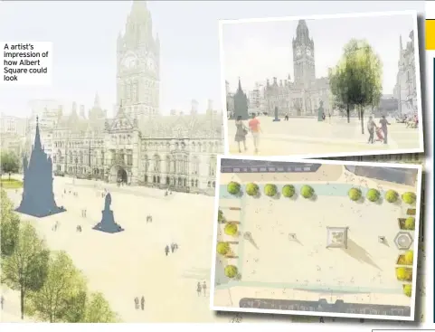  ??  ?? A artist’s impression of how Albert Square could look