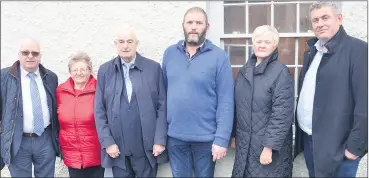  ?? (Pic: John Ahern) ?? Some of those who attended last Sunday’s commemorat­ion for John O’Mahony in Duhill, l-r: Deputy Mattie McGrath, Kathleen Moloney, former Minister of State, Ned O’Keeffe, Thomas Hennessy, Mary Carolan and MC Robert O’Keeffe.