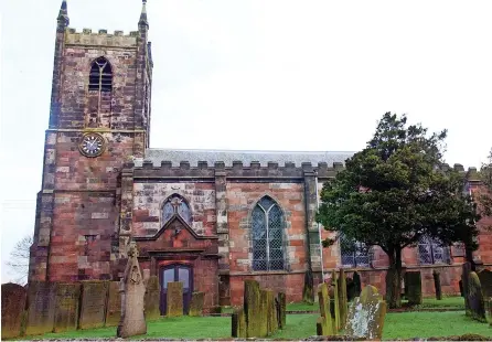  ?? ?? St Leonard’s Church in Ipstones is one of the churches to receive grants to improve facilities.