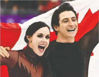  ?? AFP/GETTY IMAGES/FILES ?? Canadian ice dance darlings Tessa Virtue and Scott Moir had a storybook ending to their Olympic careers, winning gold at the 2018 Pyeongchan­g Games before officially calling it quits this week.