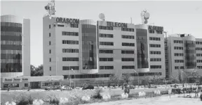  ??  ?? Siège d’Orascom Télécom Algérie