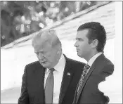  ?? MARK WILSON/GETTY ?? President Donald Trump is disputing reports Sunday that he’s fretting about his son Donald Trump Jr.’s legal issues.