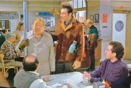  ?? NBC UNIVERSAL ?? Frank Costanza (Jerry Stiller) explains the meaning of Festivus in a scene from a 1997 ‘Seinfeld’ episode.