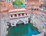  ?? ERIC LAFFORGUE / CORBIS VIA GETTY IMAGES ?? Tanks like the Toorji ka Jhalra stepwell in Jodhpur were once common and effective.