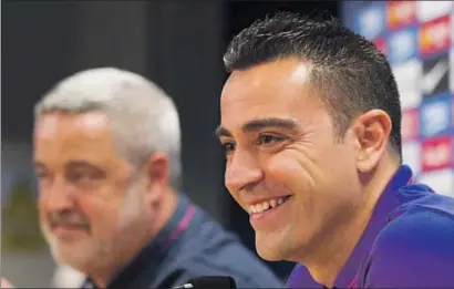  ?? MANÉ ESPINOSA ?? Xavi dijo haber ocultado a su madre la última oferta del Barça por temor a que le dijera que se quedara