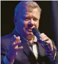  ?? Foto: dpa ?? William Shatner, selbst Sänger, sich bei Twitter für ein Lied ein.setzt