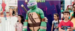  ?? Supplied Photo ?? The Teenage Mutant Ninja Turtles Green and Extreme has joined an exciting line-up of children’s entertainm­ent shows during the month-long Abu Dhabi Summer Season. —