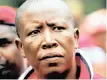  ??  ?? Julius Malema