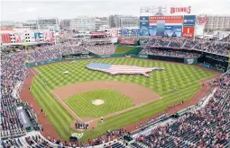  ?? MARK TENALLY/AP 2013 ?? Earlier this year, BetMGM opened a sportsbook inside Nationals Park, the home of the Major League Baseball’s Washington Nationals in the nation’s capital.