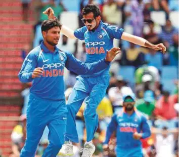  ?? AP ?? India’s Kuldeep Yadav (left), if fit, and Yuzvendra Chahal will again be expected to play a key role in the fifth One Day Internatio­nal at Port Elizabeth today.