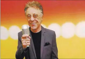  ?? COURTESY ?? Singer Frankie Valli, a longtime Las Vegas headliner and founding member of the Four Seasons, performs Saturday night at Pearl Theater at the Palms.