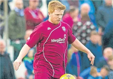  ?? Picture: SNS. ?? Ryan McCord will be available for the visit of Berwick Rangers on cup business.