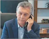  ?? CEDOC PERFIL ?? MACRI: error en Radio Pasión de San Luis.