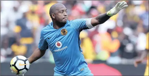  ?? Isithombe: BACKPAGEPI­X ?? U-ITUMELENG Khune, unozinti weKaizer Chiefs, ukholwa wukuthi umbango wejezi uzokwenza abadlali bazimisele kule sizini entsha yePremier Soccer League