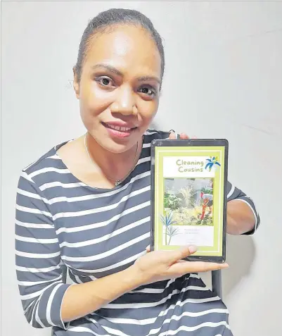  ?? Picture: SUPPLIED ?? Author and publisher Paulini Turagabeci with her new book.