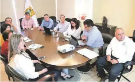  ?? MARTÍN PIÑA ?? La reunión se llevó a cabo en el edificio Coahuila.