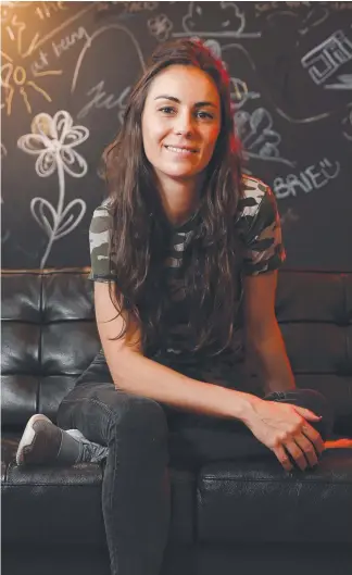  ?? Picture: RICHARD DOBSON ?? Amy Shark will release her new single, I Said Hi, today.