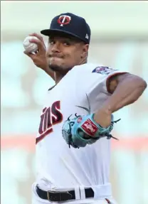  ?? David Berding/Getty Images ?? Minnesota’s Chris Archer allowed only two hits in five innings Wednesday against the New York Yankees while winning for the first time with the Twins.