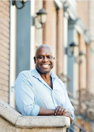  ?? — CHRIS PIZZELLO/THE ASSOCIATED PRESS ?? Andre Braugher is back to lead a precinct of zany characters as Brooklyn Nine-Nine moves from the Fox Network to NBC.