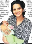  ??  ?? Sucheta Deswal with baby Aayushi.