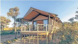  ??  ?? Mdluli Safari Lodge at the Kruger National Park is registered under the Mdluli Community Trust to uplift the community.