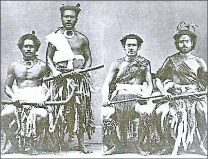  ?? Picture: www.pinterest.com ?? Fijian warriors.