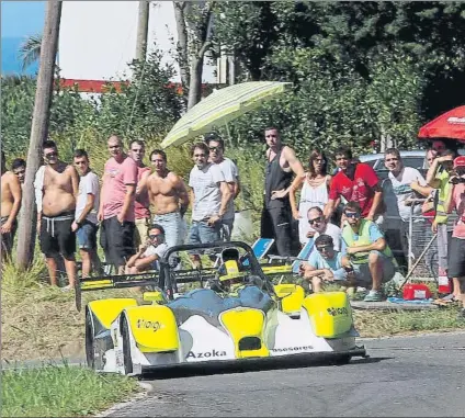  ?? FOTO: EAF-FVA ?? Joseba Iraola El campeón de España de Montaña, con su barqueta Norma M20 que estrenó en la reciente prueba de Bakio