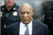  ?? ASSOCIATED PRESS FILE PHOTO ?? Bill Cosby departs the Montgomery County Courthouse after a hearing in his sexual assault case in Norristown.