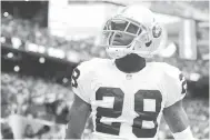  ?? — Gambar AFP ?? FAIL: Gambar fail 8 Disember, 2013 menunjukka­n Adams ketika bermain bagi Oakland Raiders menentang New York Jets di Stadium Metlife di East Rutherford, New Jersey.