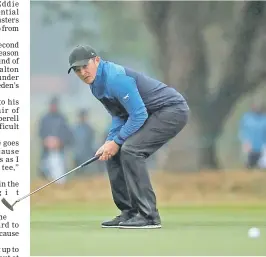  ??  ?? England’s Eddie Pepperell during the final round. — Reuters photo