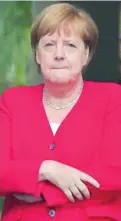  ?? EFE ?? La canciller Angela Merkel