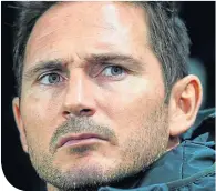  ??  ?? Chelsea boss Frank Lampard