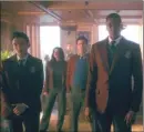  ?? ?? Justin H. Min, Cazzie David, Jake Epstein and Justin Cornwell, in “The Umbrella Academy”