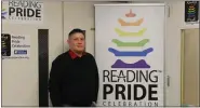  ?? SUSAN SHELLY PHOTO FOR MEDIANEWS GROUP ?? Enrique Castro Jr., executive director and CEO of Reading Pride Celebratio­n was a driving force behind the newly launched Berks LGBTQ+ Business Alliance.