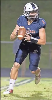  ?? Danielle Pickett, General Photograph­y ?? Heritage senior signal-caller Nick Hanson signed with Reinhardt University this past Wednesday. Hanson threw for over 5,000 yards and had 48 TD passes during his career as a General.