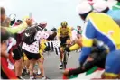  ?? Photograph: Michael Steele/Getty Images ?? Tadej Pogačar on the slopes of Mont Ventoux.