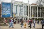  ?? Andrew Rush/Post-Gazette ?? The campus of West Virginia University