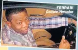  ??  ?? FERRARI Godwin Nwaofor