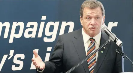  ?? MIKE DREW FILES ?? “At a time when Canadians are somewhat hostile toward (U.S. President Donald) Trump, I don’t know why they’re happy in subsidizin­g (the president) and the United States of America to the tune as much as $30 billion a year,” says former ambassador to the U.S. Frank McKenna.