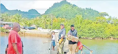  ?? Picture: SUPPLIED ?? Mt Mau visible at the background from Mau Village in Namosi.