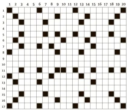  ??  ?? Deze puzzel is een combinatie van kruiswoord­raadsel, doorloper en cryptogram. De cryptische zinnen zijn vet gedrukt. Op de regels zonder zwarte vakjes moeten de woorden achter elkaar worden ingevuld net als bij een doorloper. Deze omschrijvi­ngen zijn...