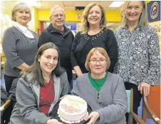  ?? ROSALIE MACEACHERN PHOTO ?? From left, front row, are Beth MacEachern and Elaine Chaisson with Anna MacKenzie, Doug Laidlaw, Wendy McInnis and Linda Turner.