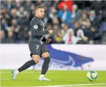  ?? REUTERS ?? Kylian Mbappe is PSG’s top scorer this season with 24 goals.