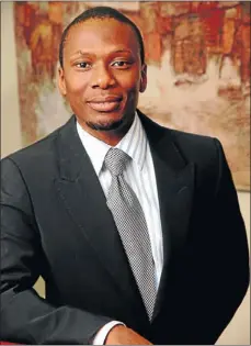  ?? PHOTO: JEREMY GLYN ?? ADAMANT: Khaya Gobinca, curator at Sizwe Medical Fund