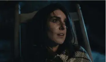  ??  ?? Shenae Grimes-Beech plays Jenibel, a woman haunted by her past and menaced in the present, in Blood Honey.